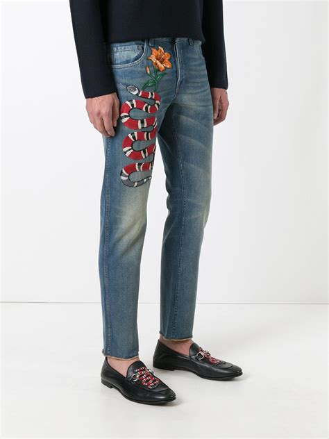 gucci denim pants.